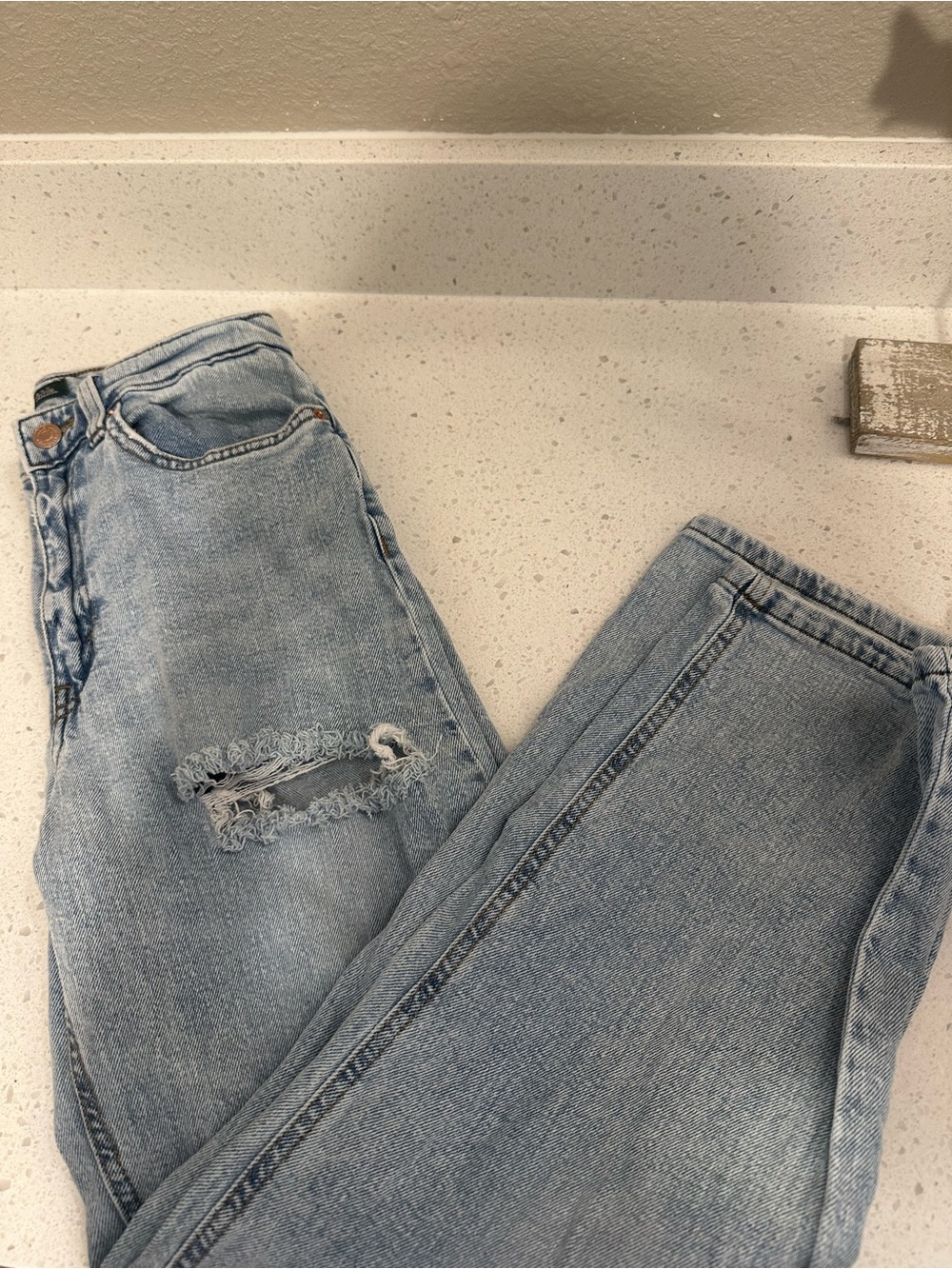 wild fable faded light blue denim jeans
